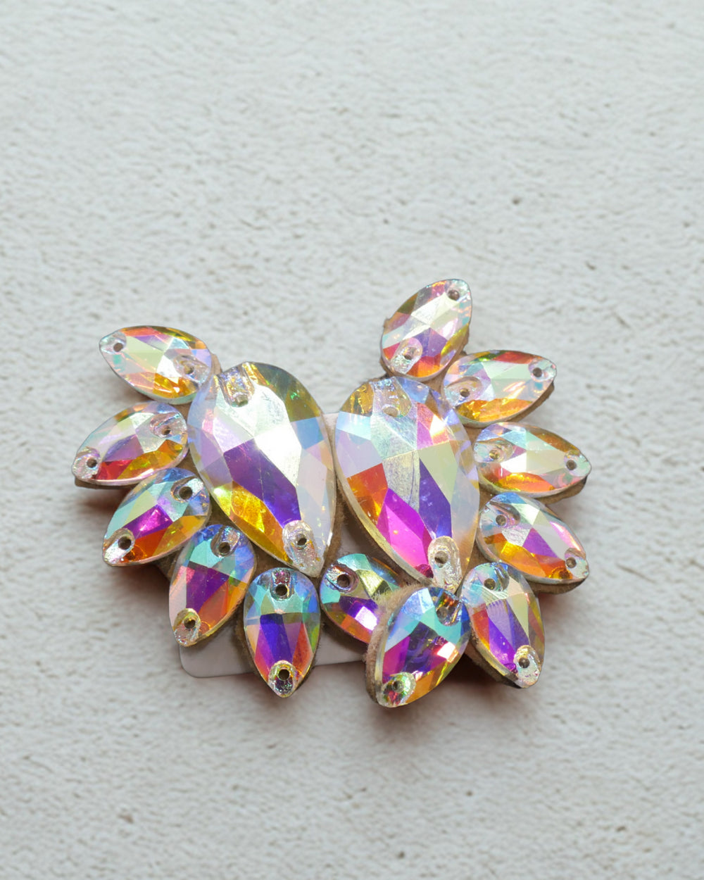 Orecchini "Sole di Fiori"  | Strass Aurora Boreale