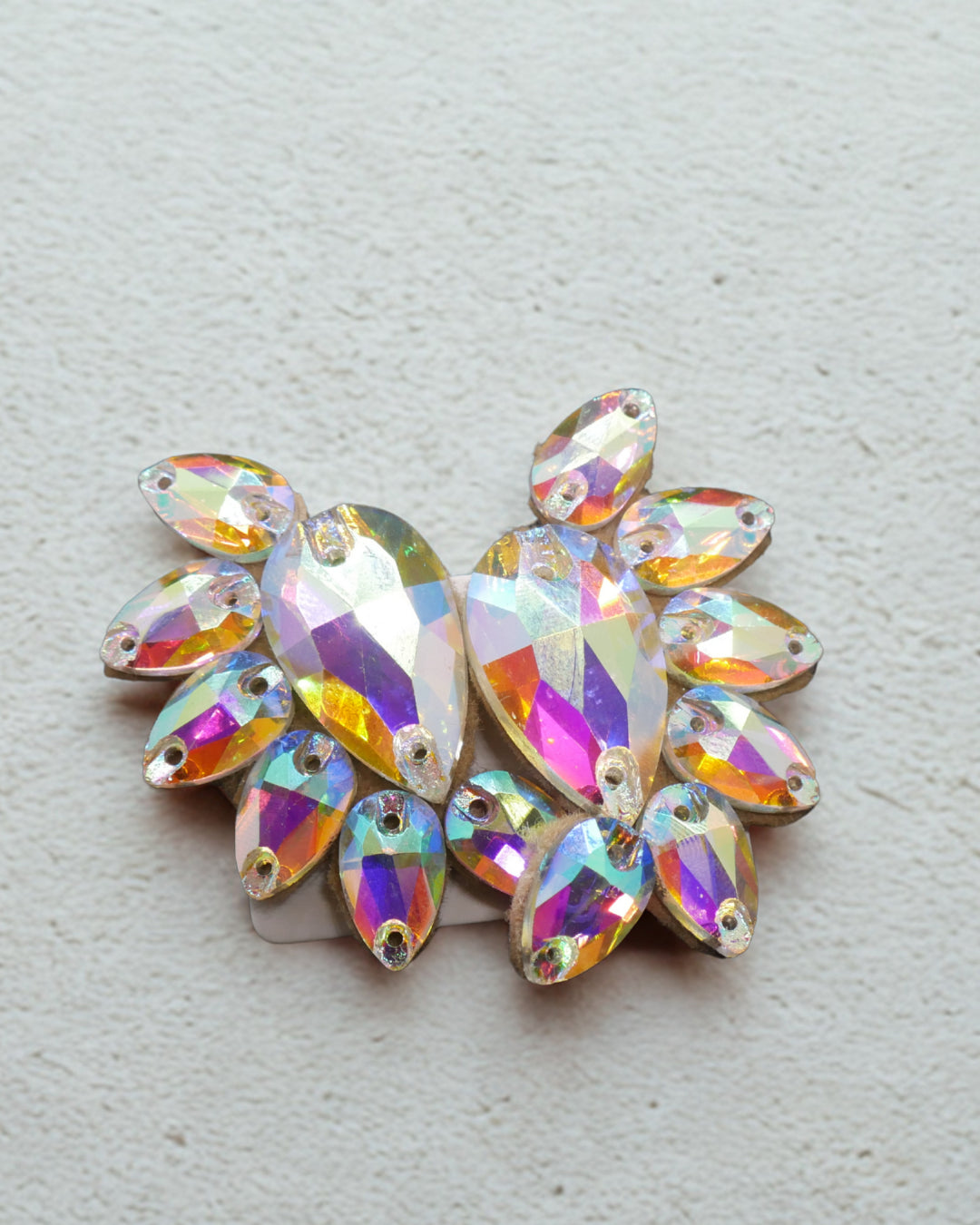 Orecchini "Sole di Fiori"  | Strass Aurora Boreale