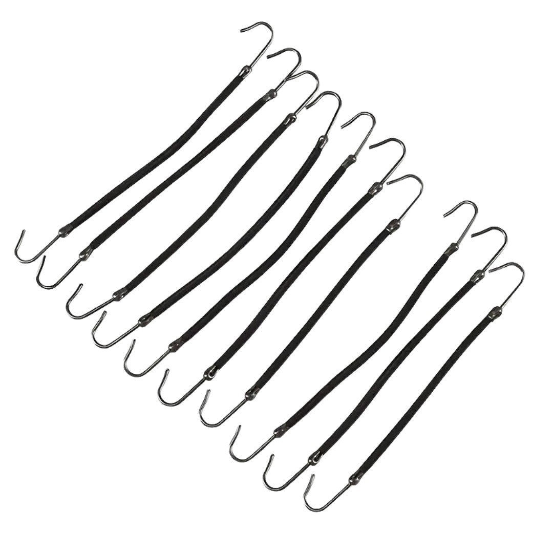Elastici per Capelli in Maglia con Ganci