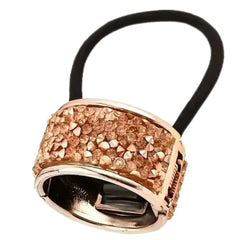Elastico per Capelli Decorato con Strass